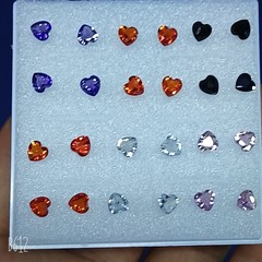 Fine jewelry accessories street vendor supply crystal zirconium hypoallergenic plastic earring hooks 2 yuan store goods
