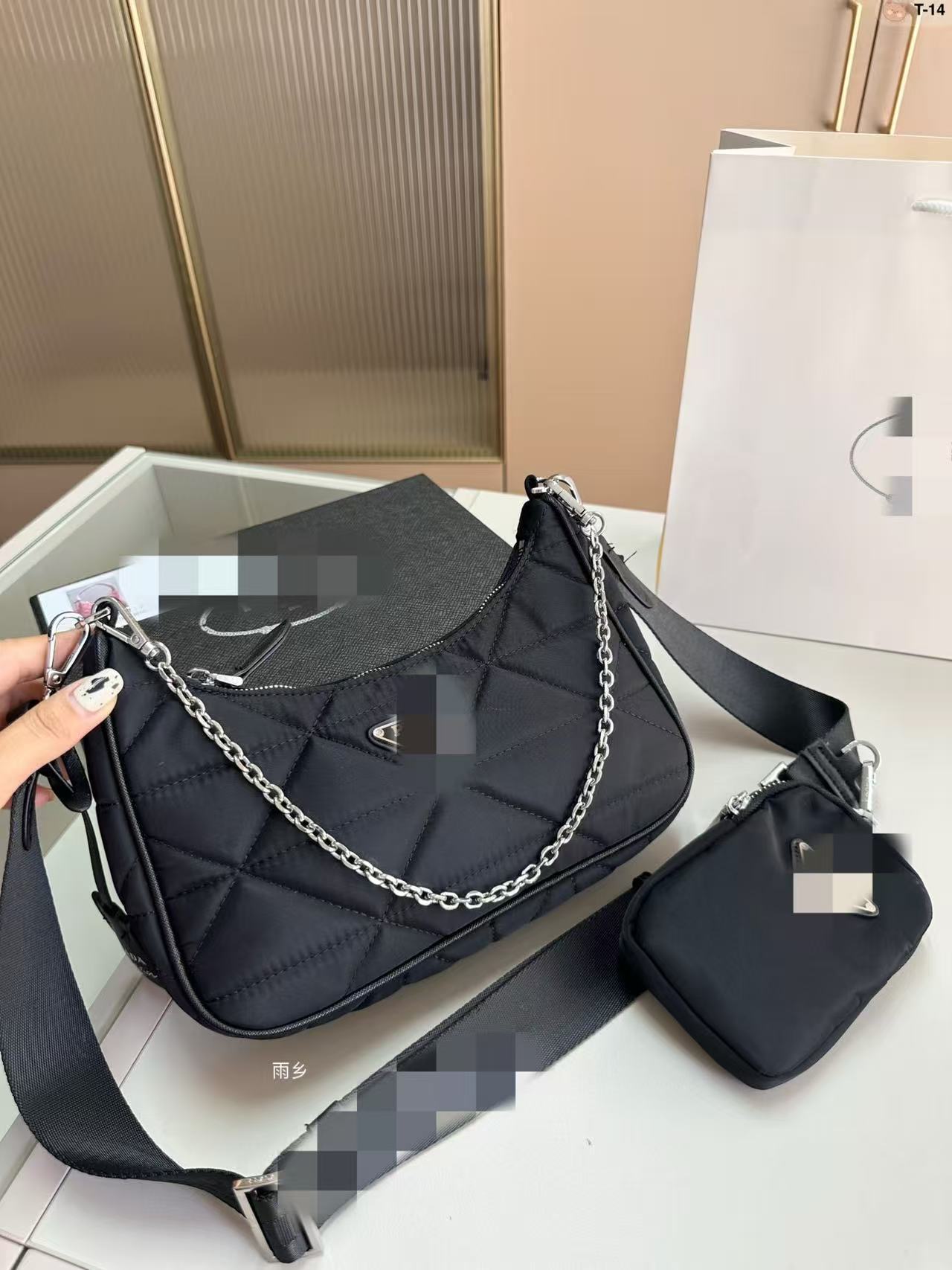Cross-border shoulder bag, fashionable handbag, commuter bag, large-capacity crossbody bag, Korean-style bag, manufacturer wholesale underarm bag