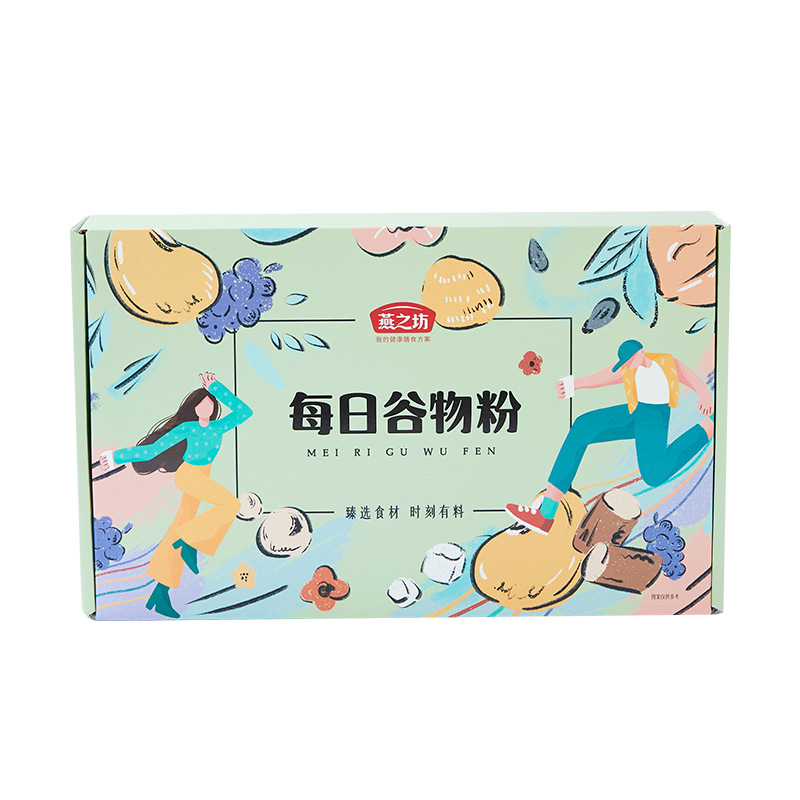 Yan Zhi Fang Whole Grain Nutrition Powder Walnut Powder Mixed Grain Powder Porridge Powder Instant Drinkable Natural