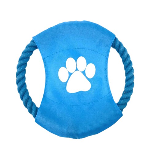 Pet toys cotton rope flying disc durable biting training interactive fun dog toys flying disc pet supplies wholesale
