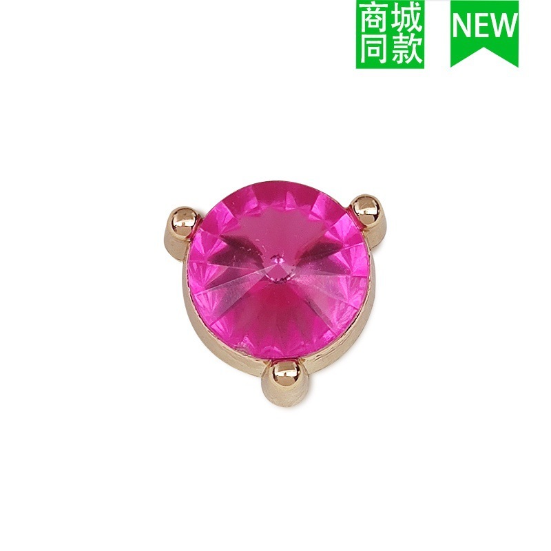クロスボーダー卸売新しいクロックスアクセサリー靴バックル金属レターチェーン適応クロス靴花 DIY アクセサリー|undefined
