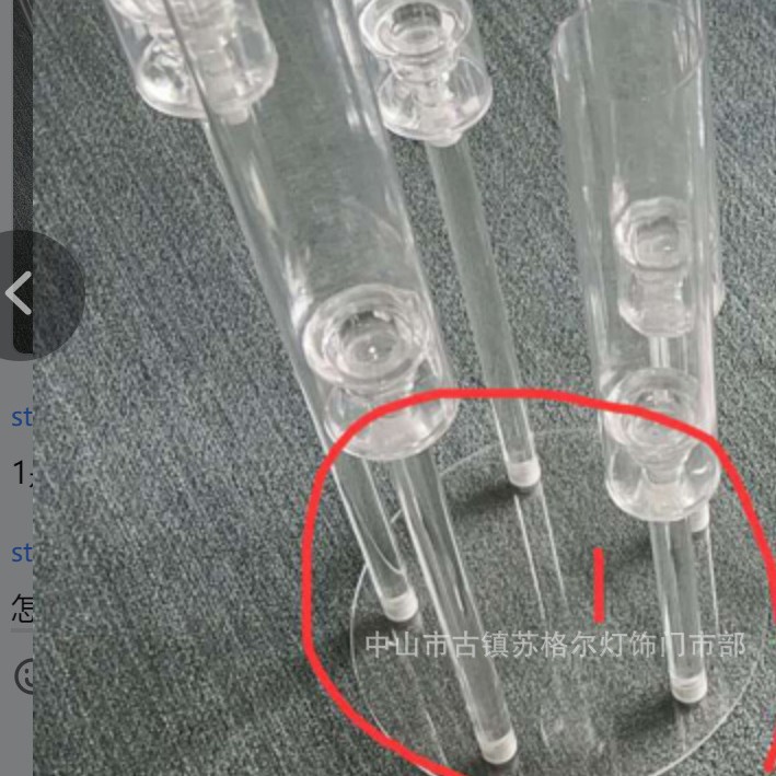 Comercio electrónico transfronterizo para el nuevo acrílico 5-cabeza candelabro boda hotel restaurante occidental fiesta de cumpleaños casa candelabro