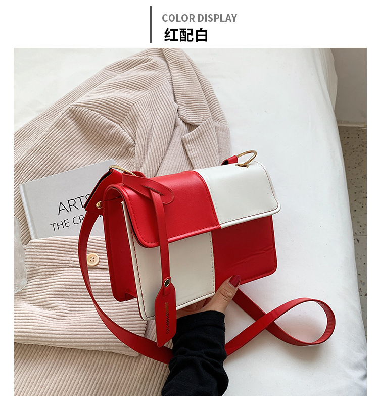 New Bags Fashion Messenger Bag Stylish Texture Portable Small Square Bag display picture 8