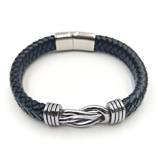 12 * 6mm stainless steel leather rope bracelet Connector 8-shaped double hole retro double hole leather rope connecting buckle DIY accessories