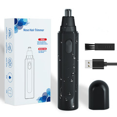 Cross-border new style nose hair trimmer electric nose hair trimmer stainless steel washable ear and nose hair artifact nose hair trimmer