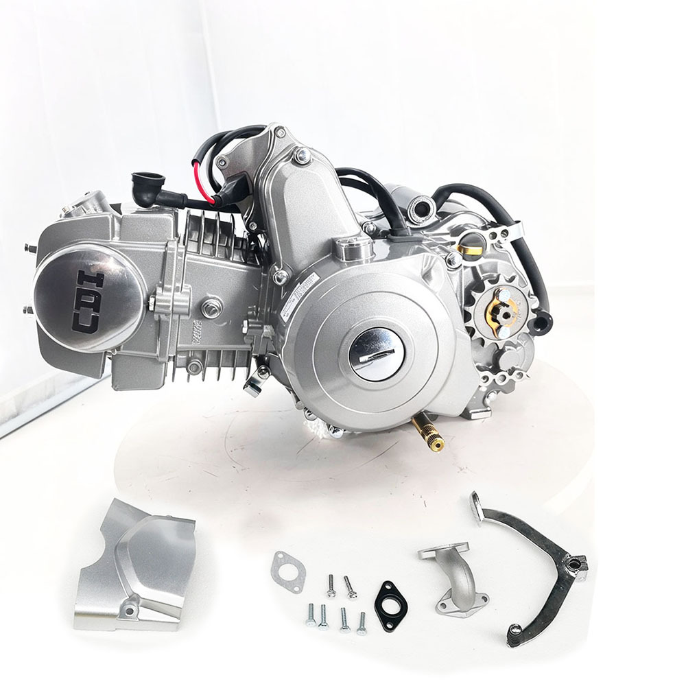 125Cc Aluminum Cylinder Large Cylinder Head Engine Atv Go-Kart Pure Electric Start Automatic Clutch 3+1 Reverse Gear
