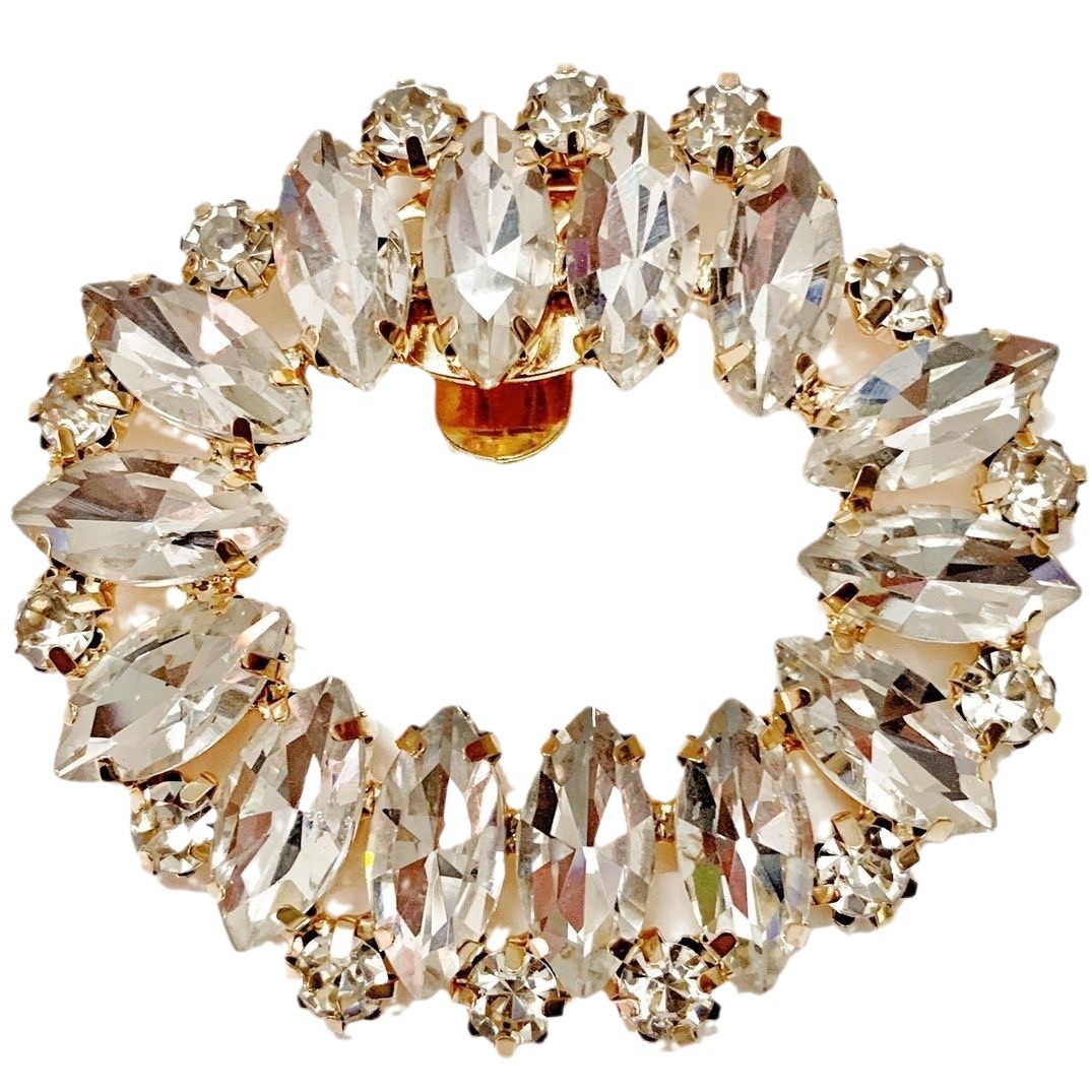 European and American High-Heeled Shoes, Flower Accessories, Detachable Bridal Rhinestone Shoe Buckles, Wedding Shoes, Shoe Accessories, Versatile Shoe Accessories, Diamond Accessories