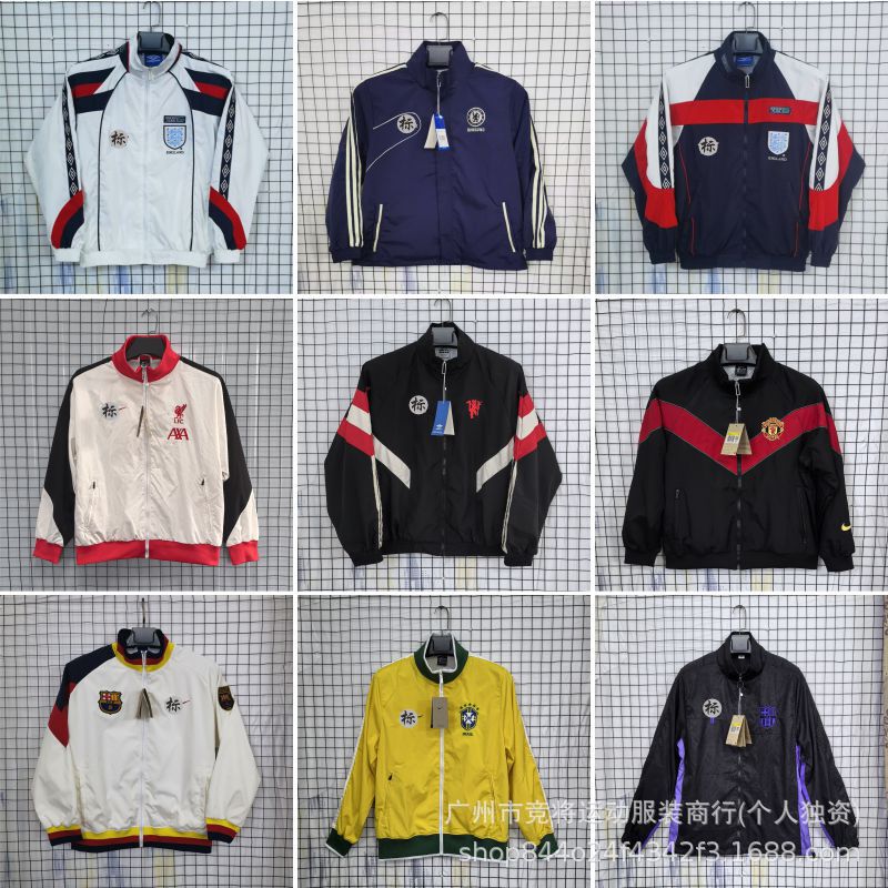 New Corteiz Trendy Brand Windbreaker Zipper Cardigan Waterproof Jacket American Retro Thick Embroidered Football Windbreaker New Corteiz Trendy Brand Windbreaker Zipper Cardigan Waterproof Jacket American Retro Thick Embroidered Football Windbreaker