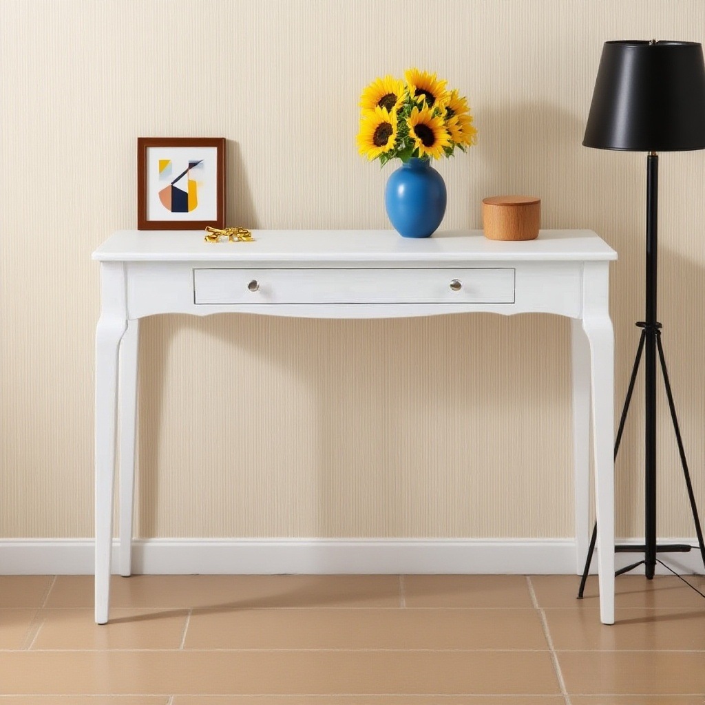 Solid Wood Entryway Table, Wall-Side Table, Long Table, Living Room Household Offering Table, New Chinese Style Minimalist Hallway Console Table, Buddha Table