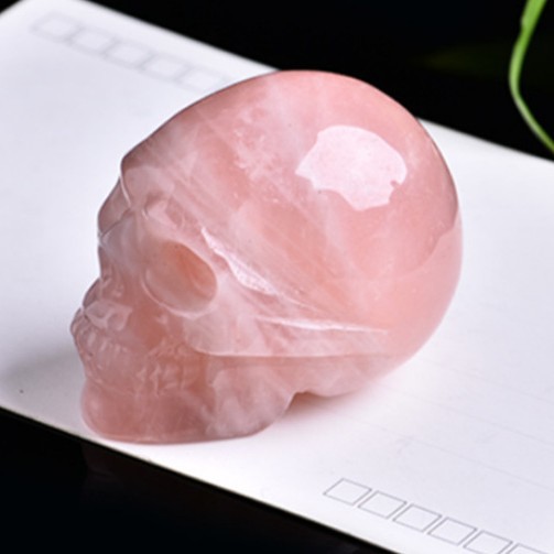 로즈 쿼츠 해골