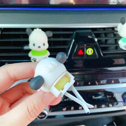 Cartoon Pac-Man Car Air Freshener Hook Ornament Cute Plush Car Air Freshener Scented Car Decal Car Scented Air Freshener