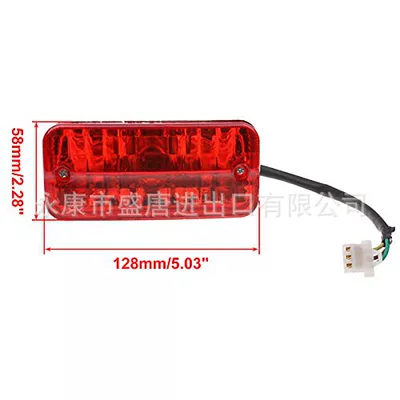 Motorcycle brake taillight tail Tail light
