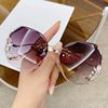 Fashionable sunglasses, glasses, 2021 collection, suitable for import, fitted, internet celebrity, Korean style