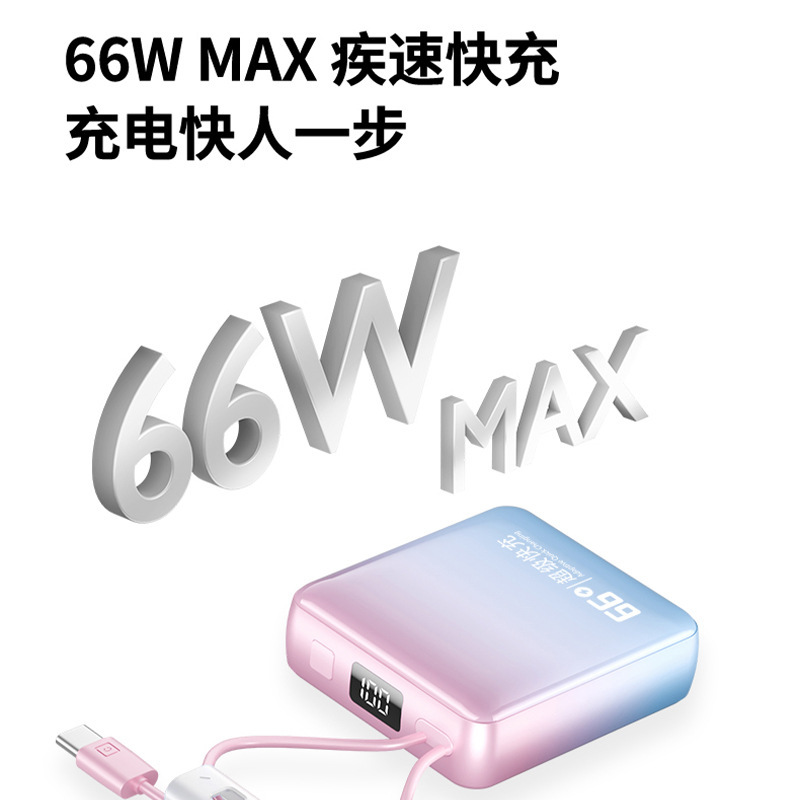 3C認証済み、飛行機に搭載可能、20000mAh、ケーブル付きパワーバンク、XiaomiおよびAppleに適した急速充電モバイル電源|undefined