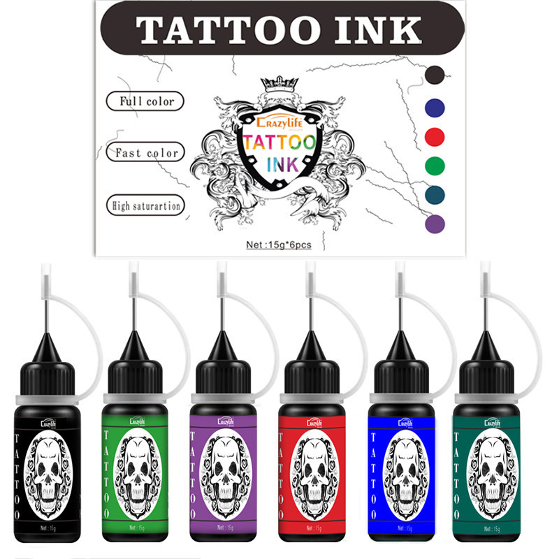 Crazylife tattoo juice cream milk pigment Haina cream waterproof simulation tattoo pigment color temporary Crazylife tattoo juice cream milk pigment Haina cream waterproof simulation tattoo pigment color temporary