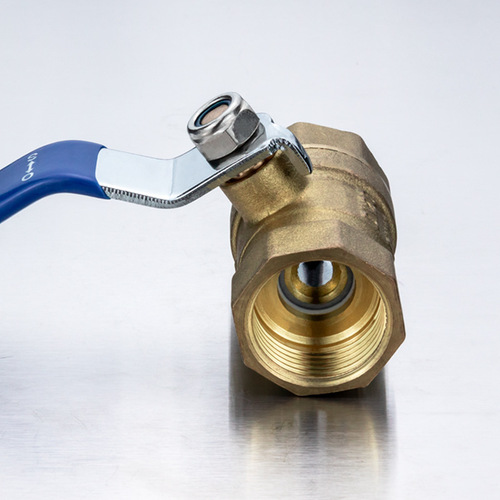 Thickened brass ball valve inner wire iron ball full copper valve gas water pipe switch 4 minutes 6 minutes 1 inch wholesale