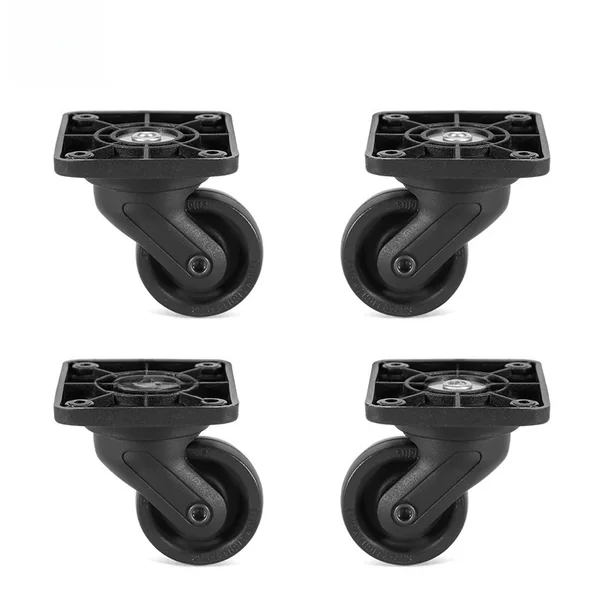 Factory wholesale universal wheel boarding box flat bottom universal wheel luggage caster luggage universal wheel luggage accessories