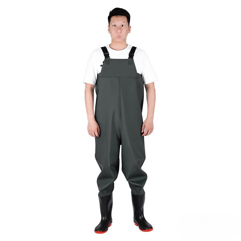 Wading Pants, Half-Body Rain Boots with Rain Pants, Men's Fishing Water Shoes, Full-Body Waterproof Clothing Wading Pants, Half-Body Rain Boots with Rain Pants, Men's Fishing Water Shoes, Full-Body Waterproof Clothing