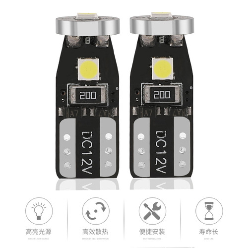 Amazon bestseller New bright Car LED side marker reading license plate trunk light T10 3030 3SMD