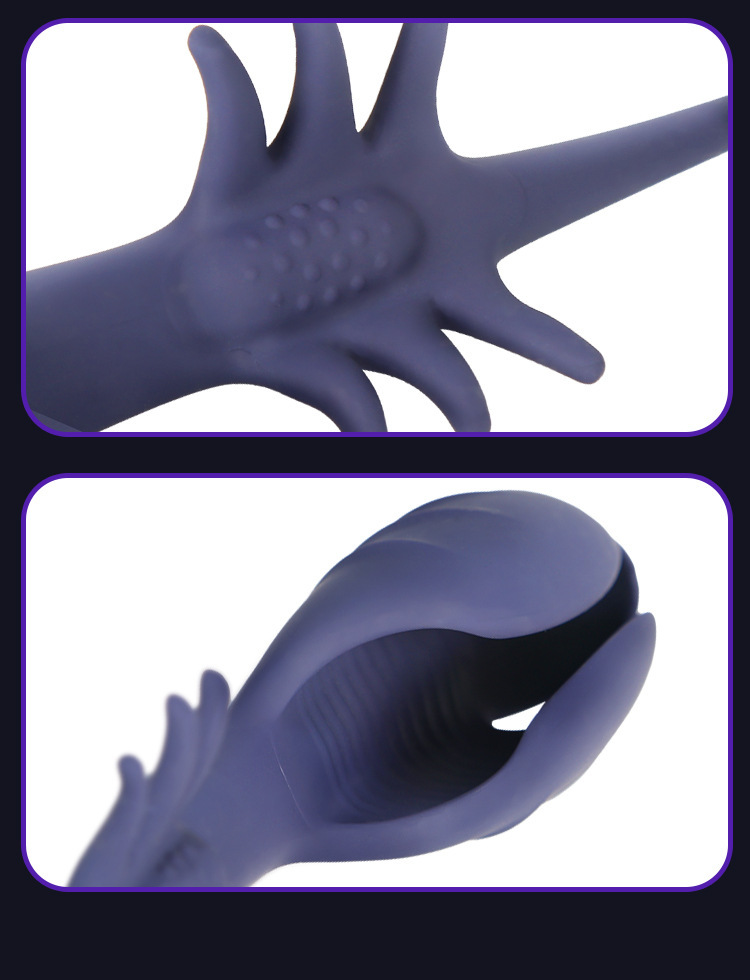 Silicone Anal Plug Vibrator with Button Control, 180 mm Prostate Massager for Men — detail image 34