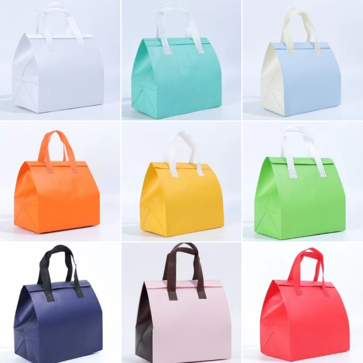 外卖打包袋无纺布袋专用铝箔手提袋一次性奶茶烧烤餐饮商用保温袋