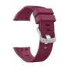 (Silver buckle) wine red