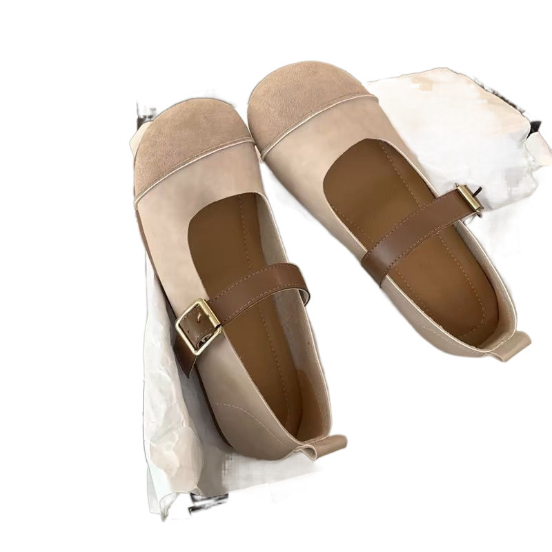 (2개) BIRKENSTOCKS 신발 여성 가죽 새 가을 플랫 메리 제인 여성 신발 콩 신발 밀크 신발 올매치 트렌디