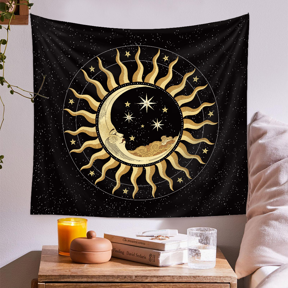 Bohemian Sun Star Tapestry Background Wall Decoration Wholesale Nihaojewelry display picture 6