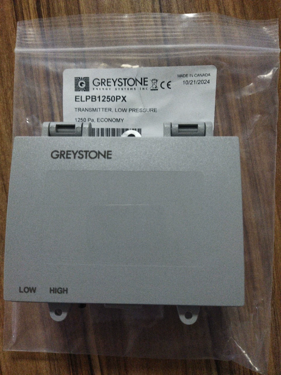 Канада Грейстоун перепад давления ELPB1250PX