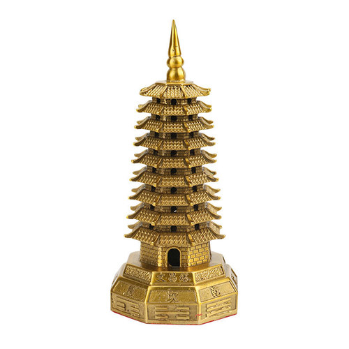 Wholesale copper Wenchang Tower ornaments nine and thirteen floors Bagua Wenchang Tower living room study office ornaments