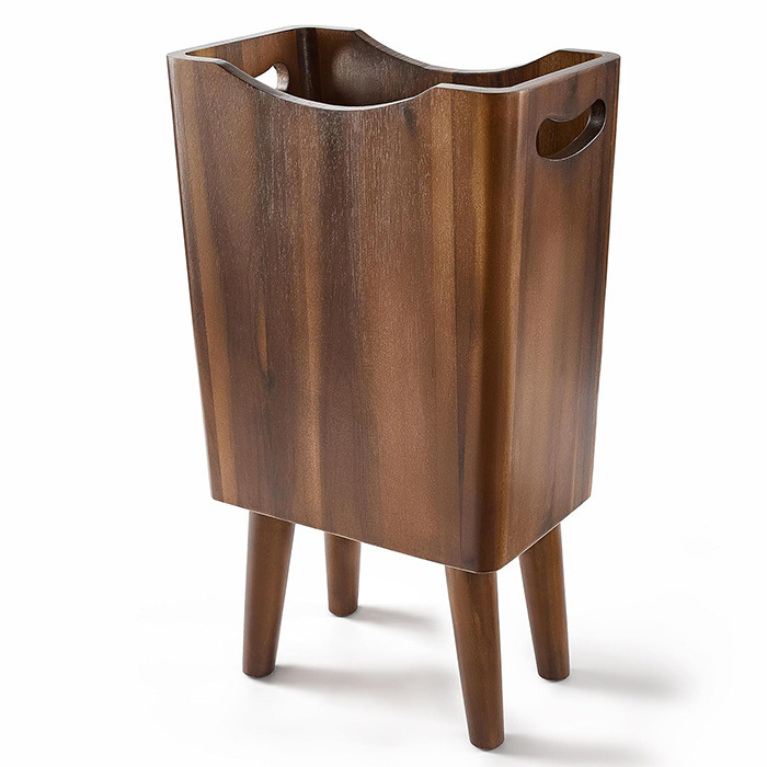 Cross-Border Household Wooden Trash Can with Handle for Bedroom, Bathroom, Living Room, Decorative Trash Can, Wooden Trash Bin Cross-Border Household Wooden Trash Can with Handle for Bedroom, Bathroom, Living Room, Decorative Trash Can, Wooden Trash Bin