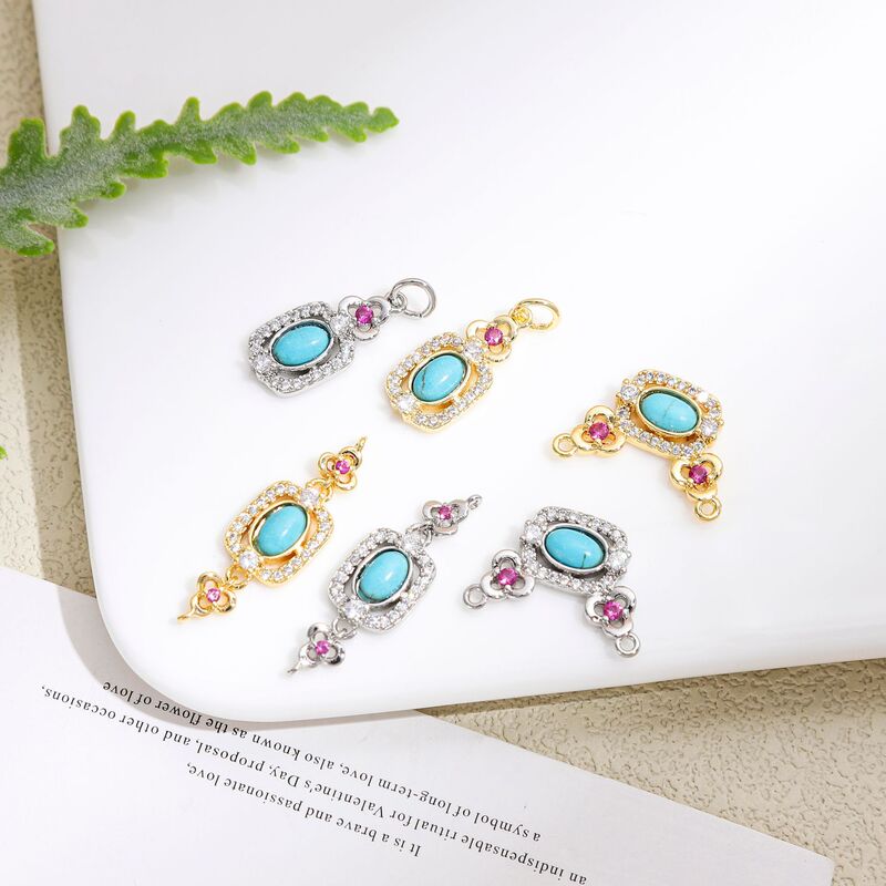 Natural Turquoise Millet Pearl Beaded Necklace Pendant Pendant DIY Entry Luxury Autumn and Winter Fold Wear Woolen Chain Accessories Natural Turquoise Millet Pearl Beaded Necklace Pendant Pendant DIY Entry Luxury Autumn and Winter Fold Wear Woolen Chain Accessories