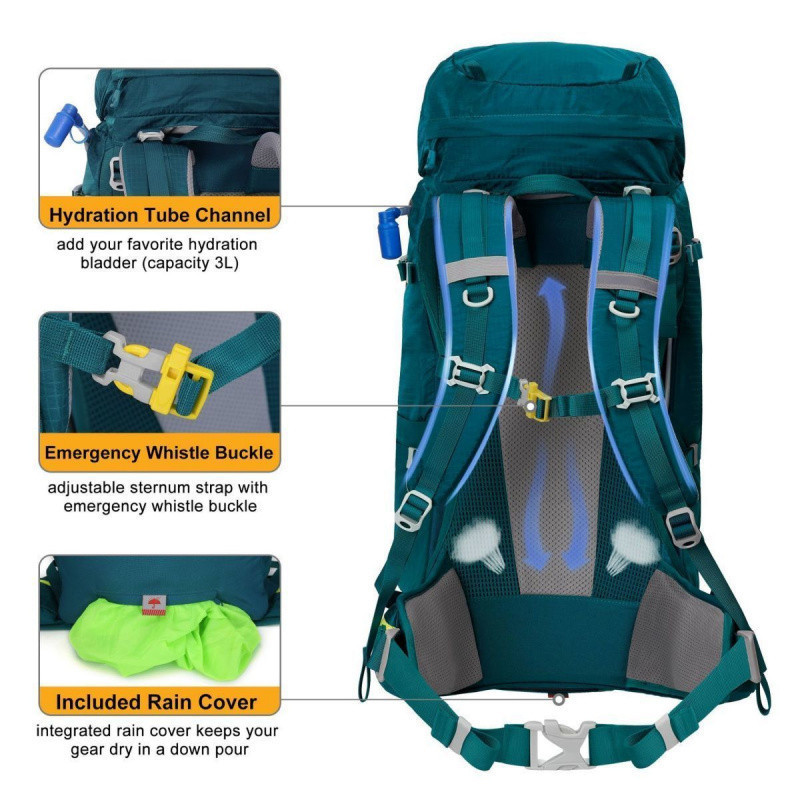 NEVO RHINO 登山バッグ アウトドア プロ 大容量 ハイキング バックパック 40L 50L|undefined