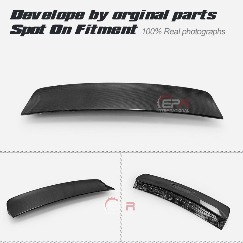 Suitable for Toyota Prius Zvw30 Modification Carbon Fiber L-Style Rear Wing Rear Fixed Wing Non-Destructive Installation