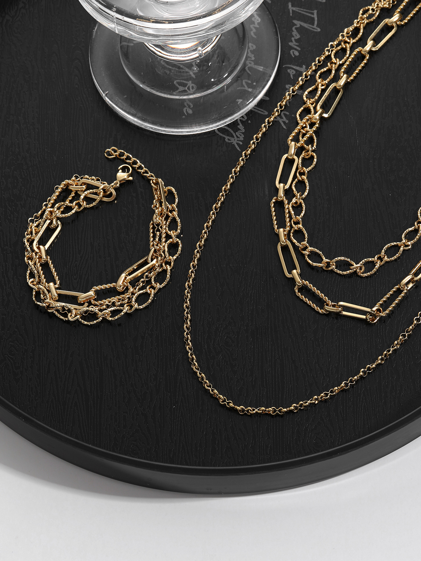 Joyería Al Por Mayor Estilo Moderno Estilo Clásico Geométrico Color Sólido Acero Inoxidable 304 Enchapado Conjuntos De Joyas De Acero Inoxidable display picture 4