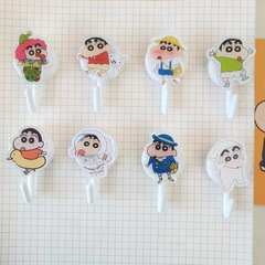 Careful cartoon hook, seamless adhesive, student dorm room, bedroom, girly vibe, internet-famous plastic, cute, trendy for girls and kids