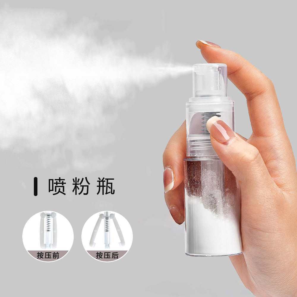 爽身粉喷粉瓶塑料粉剂喷瓶金银散粉分装瓶干粉瓶痱子喷粉器粉末瓶