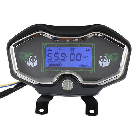 电动三轮车仪表盘48v60v通用电动车液晶仪表总成72V电量表速度表