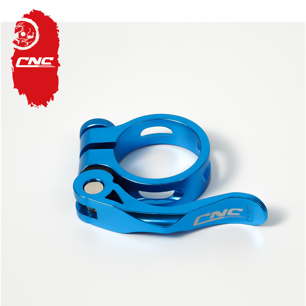 CNC carretera bicicleta de montaña abrazadera de asiento 31,8mm Abrazadera de asiento de aleación de aluminio 34,9mm varilla de asiento de bloqueo de liberación rápida
