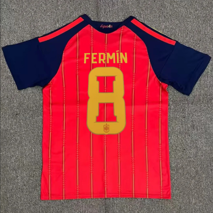 2026 nuevo equipo nacional argentino español camiseta McCallister estrella impresa uniformes de fútbol