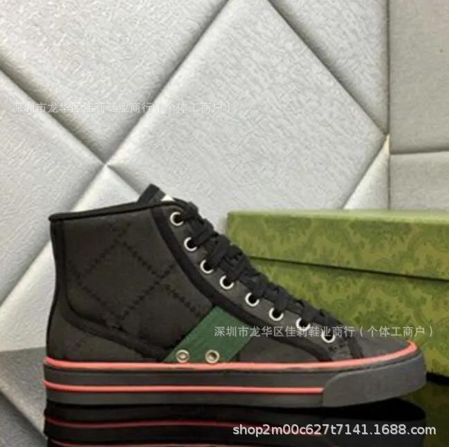 Cross-border Foreign Trade G Home 1977 High-top Canvas Shoes 2024 New Retro Old Flower Classic Joker Casual Men and Women