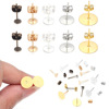 200 pieces/package DIY jewelry material earrings earrings, earrings, earrings, large head t -needle flat ear needle earrings