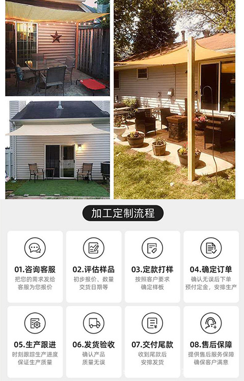 Vinyl Canopy Tent Sunshade Cloth Car Side Tent Courtyard Rainproof Aluminum Alloy Rain Shelter Dome Sun Protection Canopy Cloth Camping