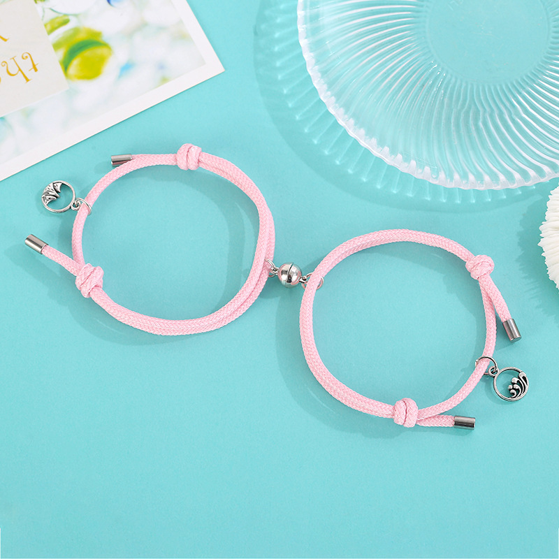 Wholesale Jewelry Luminous Rope Eachother Couple Bracelets A Pair Of Set Nihaojewelry display picture 3