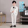 Children's summer classic suit, dress for boys, piano, noble cut, suitable for teen, for catwalk