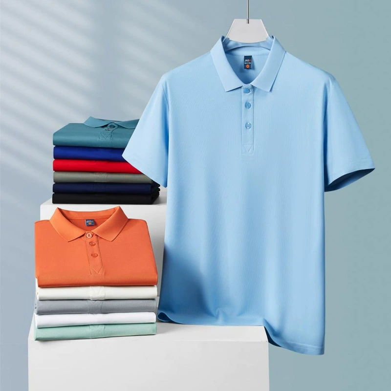 Рубашка поло на заказ рабочая одежда с лацканом с короткими рукавами футболка с печатным логотипом вышитая культурная рубашка рекламная рубашка групповая одежда