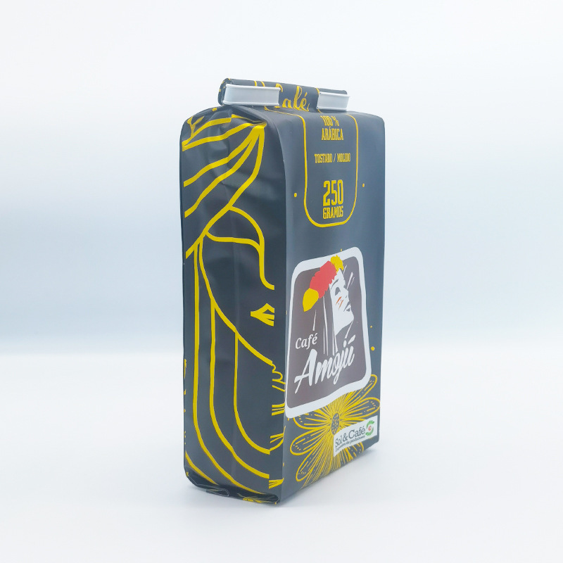 Coffee Bean Sealed Bag, Aluminum Foil Accordion Food Packaging Bag, Side Accordion Middle-Sealed Bag, Coffee Powder Food Packaging Coffee Bean Sealed Bag, Aluminum Foil Accordion Food Packaging Bag, Side Accordion Middle-Sealed Bag, Coffee Powder Food Packaging