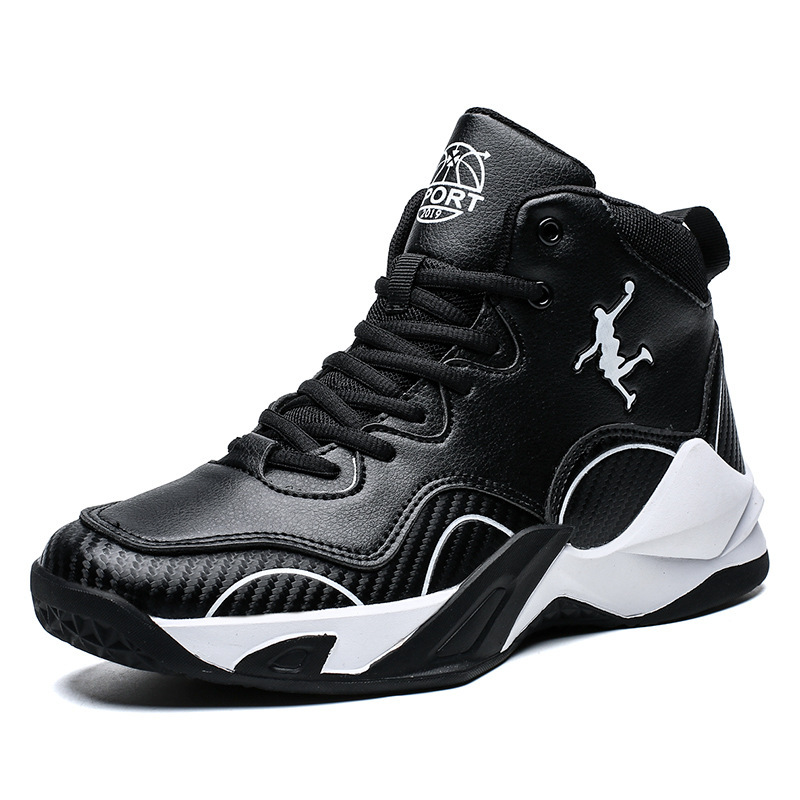 2025 nuevos zapatos de baloncesto de hombre deportivos de alta altura cuatro estaciones estudiantes zapatos de moda de gran tamaño zapatos de cuero juveniles