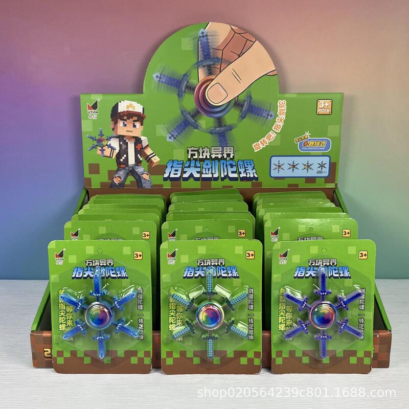 New Luminous Colorful Fidget Spinner Four-Bow-And-Arrow Toy for Children, Edc Trendy Stress-Relief Gadget
