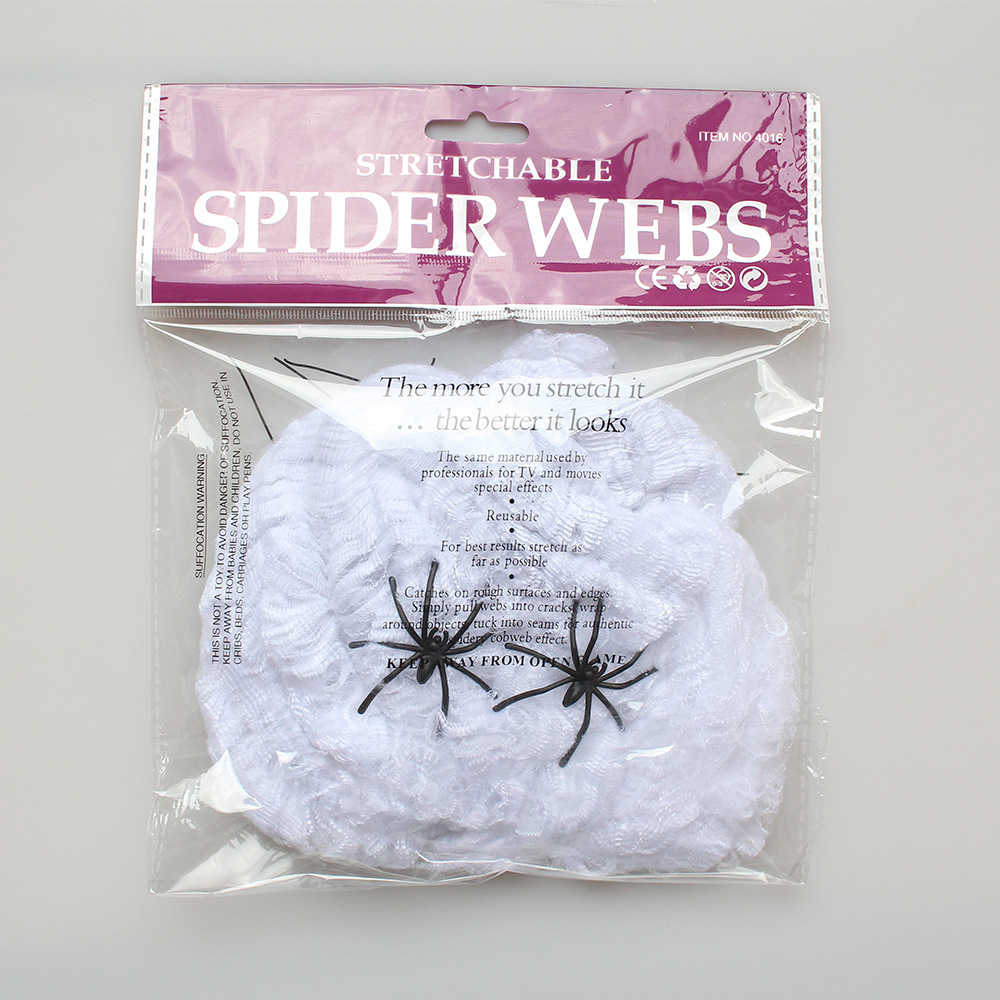 Inventario transfronterizo de Halloween tela de araña simulación de tela de triángulo de tela de peluche supergrande fantasma de la araña props decorativos interiores y exteriores